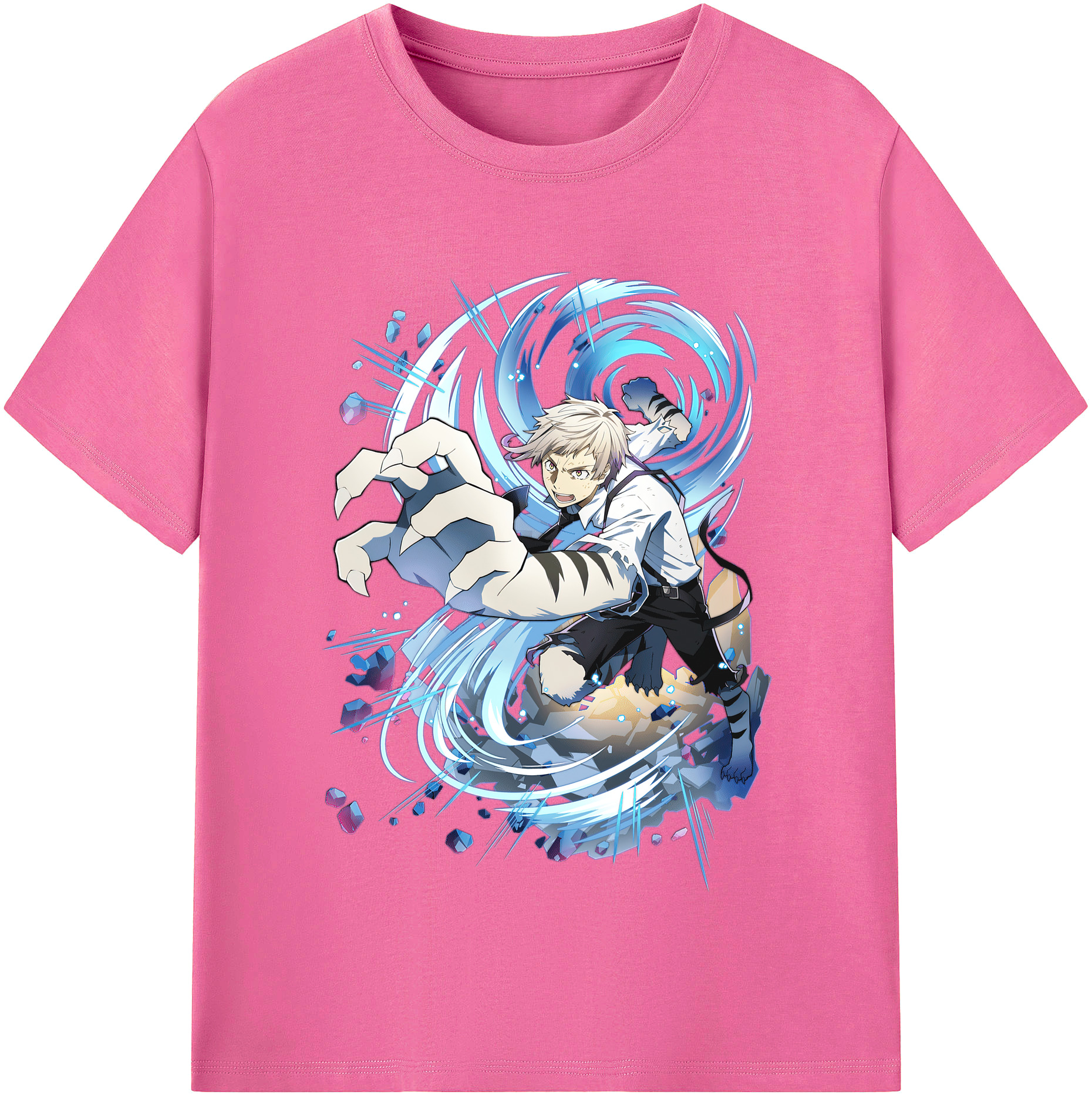 （画像用） 文豪ストレイドッグス Bungo Stray Dogs レディースカジュアルプリントTシャツ（綿100％）